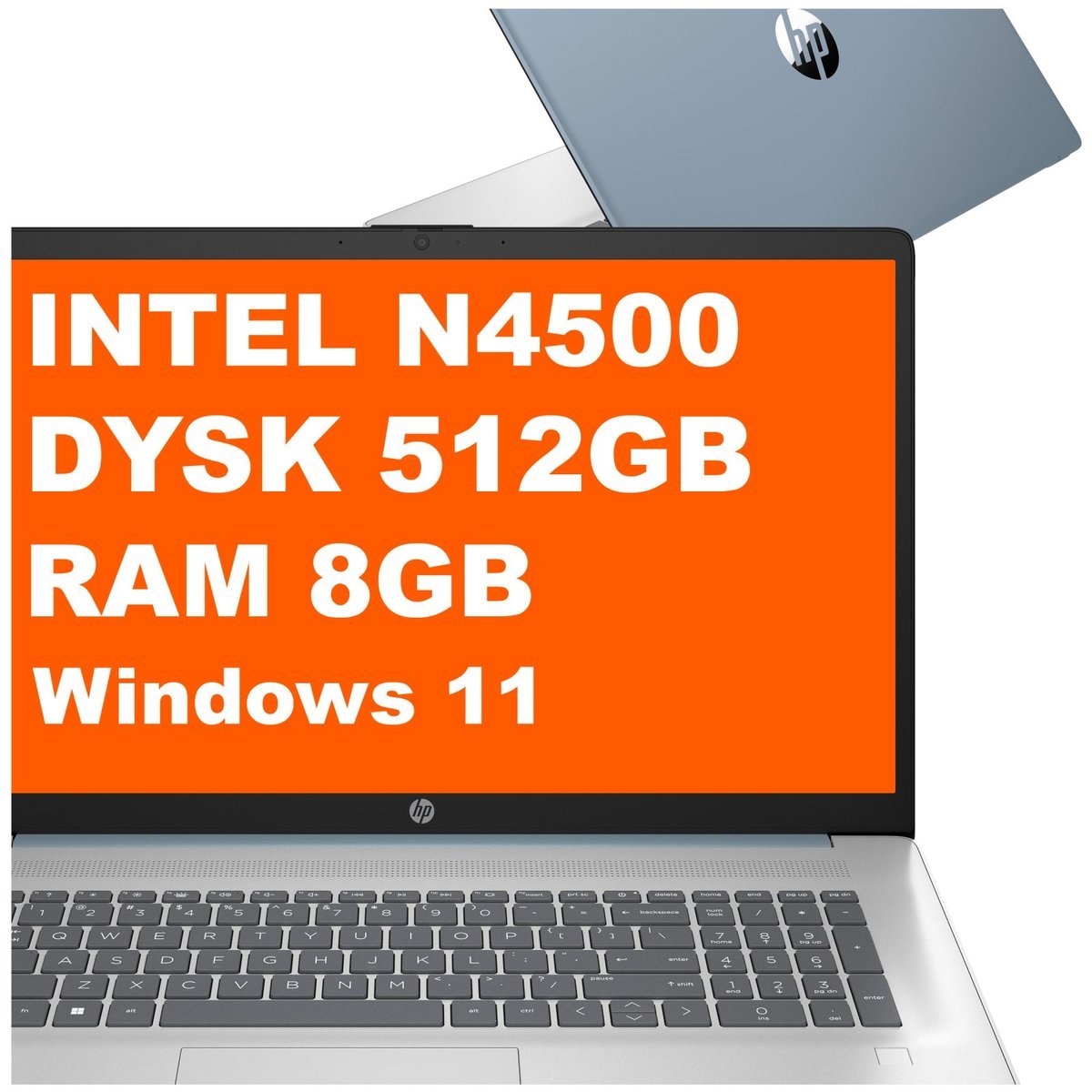 HP 17-cn0512nr / B89NMUA / Intel N4500 / 8GB / 512GB / Intel UHD / 17,3