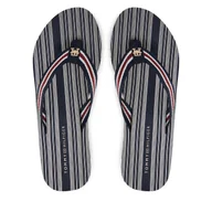 Klapki i japonki damskie - Japonki Tommy Hilfiger FW0FW08371 Granatowy - miniaturka - grafika 1