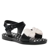 Sandały damskie - Melissa Sandały Mini Mar Sandal Prince 33474 Black/Beige 51496 - miniaturka - grafika 1