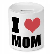 Skarbonki - SKARBONKA DLA MAMY MATKI I LOVE MOM PREZENT z Nadrukiem ze Zdjęciem - miniaturka - grafika 1