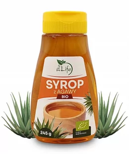 BioLife Syrop z agawy BIO 245 g () 135257 - Cukier i słodziki - miniaturka - grafika 1