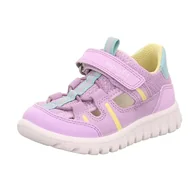 Buty dla dziewczynek - Superfit Dziewczęce Sport7 Mini Sneakersy, Fioletowy, żółty 8500, 35 EU - miniaturka - grafika 1