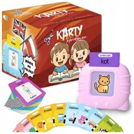 Gry planszowe - Czytnik Kart Do Nauki słówek POLSKI ANGIELSKI 1020+ SŁÓW TRZY TRYBY JĘZYKÓW - miniaturka - grafika 1