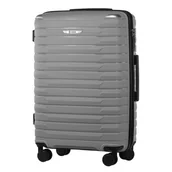 Walizki - Walizka Średnia z Polipropylenu Srebrna - miniaturka - grafika 1