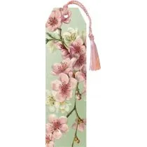 Skona Ting Zakładka 131 ze wstążką Kwiaty wiśni - Zakładki do książek - miniaturka - grafika 1