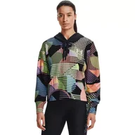 Bluzy sportowe damskie - Bluza damska Under Armour Rival Terry Geo Print Hoodie - miniaturka - grafika 1