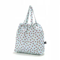 Torby i organizery dla mam - La Millou torba na ramię Shopper Bag Heartbeat Blue - miniaturka - grafika 1