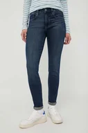 Spodnie damskie - G-Star Raw jeansy Lhana damskie kolor granatowy - miniaturka - grafika 1