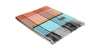 Koce - Eskimo Pled bawełniany Morcote Mint/Orange - miniaturka - grafika 1