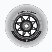 Akcesoria do skatingu - Kółka do rolek z łożyskami Rollerblade Wheels XT 90 mm/84A + SG9 8 szt. clear - miniaturka - grafika 1