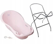 Wanienki dla dzieci - WANIENKA DLA DZIECKA "ZESTAW 3w1" TEGA BABY WANNA + KOREK + STOJAK - miniaturka - grafika 1