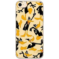 Etui i futerały do telefonów - ERT GROUP etui na telefon Iphone 7/8/ SE 2/ SE 3, case oryginalny i oficjalnie licencjonowany przez Looney Tunes, wzór Duffy 002, optymalnie dopasowane, plecki z TPU częściowo przeźroczyste - miniaturka - grafika 1