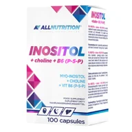 Witaminy i minerały - Suplement diety, SFD, Allnutrition Inositol + Choline + B6(P-5-P), 100 kap. - miniaturka - grafika 1