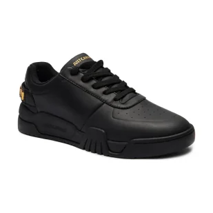Just Cavalli Skórzane sneakersy Fondo Style dis. 3 - Moda i Uroda OUTLET - miniaturka - grafika 1
