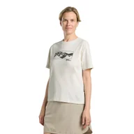 Koszulki i topy damskie - Damski t-shirt Jack Wolfskin CORDILLERA T W MOUNTAIN cotton white - XS - miniaturka - grafika 1