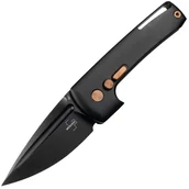 Noże - Nóż sprężynowy Boker Plus Harlock Mini - Black - miniaturka - grafika 1