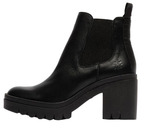 Fly London Damskie botki TOPE520FLY, czarne, 39 EU, Czarny, 36 EU