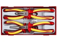 Kombinerki i obcęgi - TENG TOOLS ZESTAW 4 SZCZYPIEC IZOLOWANYCH 1000V 117490102(luna-zest-szcz-4szt) 117490102 - miniaturka - grafika 1