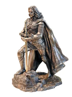 FIGURKA KRÓL ARTUR LEGENDARNY WŁADCA BRYTÓW ORYGINALNY PREZENT - Figurki dekoracyjne - miniaturka - grafika 1