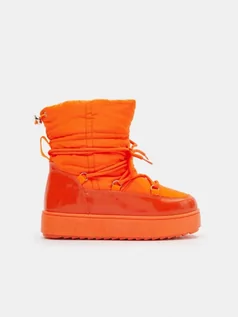 Buty dla dziewczynek - Sinsay - Śniegowce - pomarańczowy - grafika 1