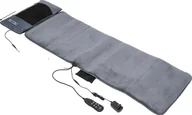 Masażery - Mata masująca, zdejmowana poduszka pod kark, funkcje wibracji, szara, wtyczka UE - miniaturka - grafika 1