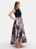 Sukienki - Swing Sukienka koktajlowa 5AH09100 Kolorowy Regular Fit - miniaturka - grafika 1