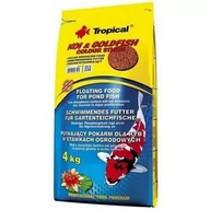 Pokarm dla ryb - Tropical Koi & GoldFish Colour Sticks pokarm wybarwiający w pałeczkach dla ryb stawowych worek 4kg - miniaturka - grafika 1
