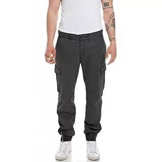 Spodnie męskie - Replay Spodnie męskie, 391 Dark Grey, 33W / 32L - grafika 1