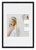 Ramki na zdjęcia - Ramka Na Zdjęcia Literka "E" Czarna. Ramka Drewniana 21X30 Cm - miniaturka - grafika 1
