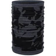 Czapki i chusty sportowe damskie - Chusta wielofunkcyjna z wełny merynosów Buff Merino Lightweight Prints Rycal Graphite - miniaturka - grafika 1