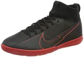Buty dla dziewczynek - Nike Unisex Superfly 7 Academy Ic Futsal-buty dziecięce, Black Black Dk Smoke Grey - 34 EU - miniaturka - grafika 1