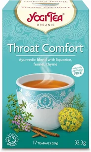 Yogi Tea HERBATKA NA GARDŁO (THROAT COMFORT) BIO (17 x 1,9 g) 32,3 g - - Zdrowa żywność - miniaturka - grafika 2