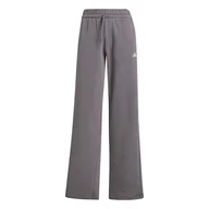 Spodnie rowerowe - adidas Kobiety ESSENTIALS SMALL LOGO FEEL COZY OPEN HEM PANTS, grey strata/white, XXL - miniaturka - grafika 1