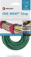 Taśmy klejące - Velcro Taśma do wiązania VELCRO One Wrap 20 mm x 150 mm, 25 sztuk, zielona - miniaturka - grafika 1