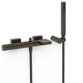 Baterie wannowe i prysznicowe - Bateria wannowa ścienna Tres Project czarny brąz 21117001KMB - miniaturka - grafika 1