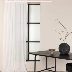 Venture Home Zasłona Elena, 240x135 cm, poliestrowa, biała - Zasłony - miniaturka - grafika 1