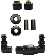 Zawory i kraniki - Varioterm Zawór termostatyczny trójosiowy Vision All in One - czarny mat alu-pex - PEX 16 mm prawy AVIGS0224CFK/P(Pex) - miniaturka - grafika 1