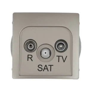 Kontakt Simon Gniazdo ścienne Basic RTV-SAT końcowe (moduł) BMZAR-SAT1.3/1.01/29 - Gniazdka elektryczne - miniaturka - grafika 2