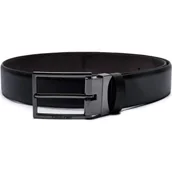 Paski - Calvin Klein Skórzany dwustronny pasek - miniaturka - grafika 1