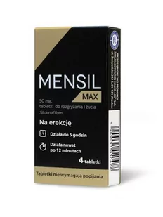 Hasco-Lek S.A. Mensil MAX 50 mg 4 tabl 3341682 - Układ moczowy i płciowy - miniaturka - grafika 1