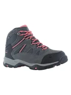 Buty trekkingowe damskie - Hi-Tec Botki trekkingowe "Bandera II" w kolorze różowo-szarym - miniaturka - grafika 1