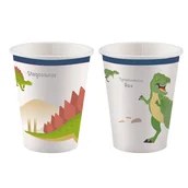 Urodziny dziecka - Amscan Kubki Happy Dinosaur 250ml 8 szt. 9903971 - miniaturka - grafika 1