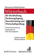 E-booki - języki obce - Słownik audytu, doradztwa podatkowego, księgowości i rachunkowości Wörterbuch für Buchhaltung, Rechnungslegung, Steuerberatung und Wirtschaftsprüfung - miniaturka - grafika 1
