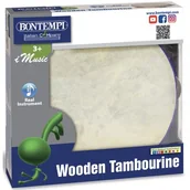 Instrumenty muzyczne dla dzieci - Bontempi Drewniany tamburyn - miniaturka - grafika 1