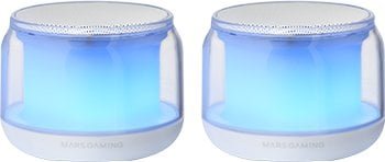 Głośniki Bluetooth Mars Gaming MSAURAW Biały 15 W