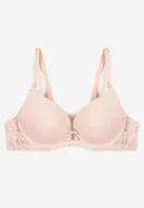 Biustonosze - Jasnofioletowy Klasyczny Biustonosz z Metalicznymi Wstawkami Emarielle - Renee - miniaturka - grafika 1