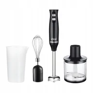Blendery ręczne - Blender Wielofunkcyjny Ręczny Rozdrabniacz Mocny 800W Czarny Ideal IK1002 - miniaturka - grafika 1