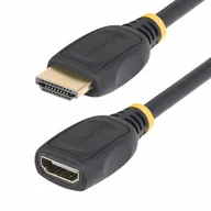 Kable - StarTech HD2MF18INL kabel HDMI 0,5 m HDMI Typu A (Standard) Czarny - miniaturka - grafika 1