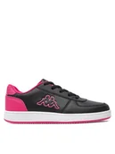 Buty dla dziewczynek - Kappa Sneakersy Logo Malone Kid 371K1IW Czarny - miniaturka - grafika 1