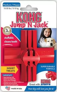 KONG  Zabawka Jump N Jack dla psa Rozm. M - Zabawki dla psów - miniaturka - grafika 1